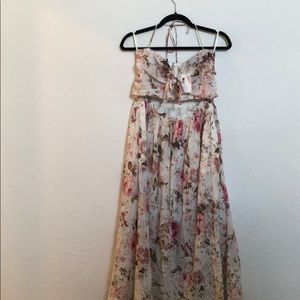 Zimmerman Eden Floral Print Embroidered Dress